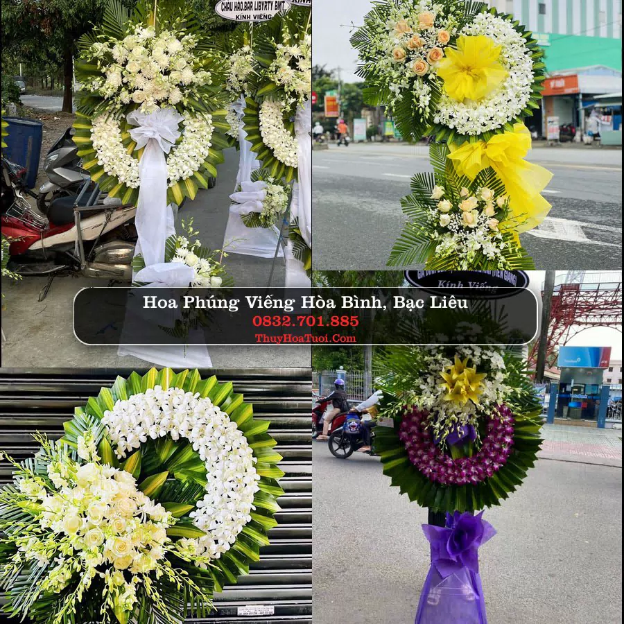 Đặt Vòng Hoa Tang Lễ tại Hòa Bình, Bạc Liêu (Cũ)