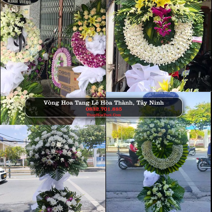 Kệ hoa tang lễ giao tại Hòa Thành, Tây Ninh