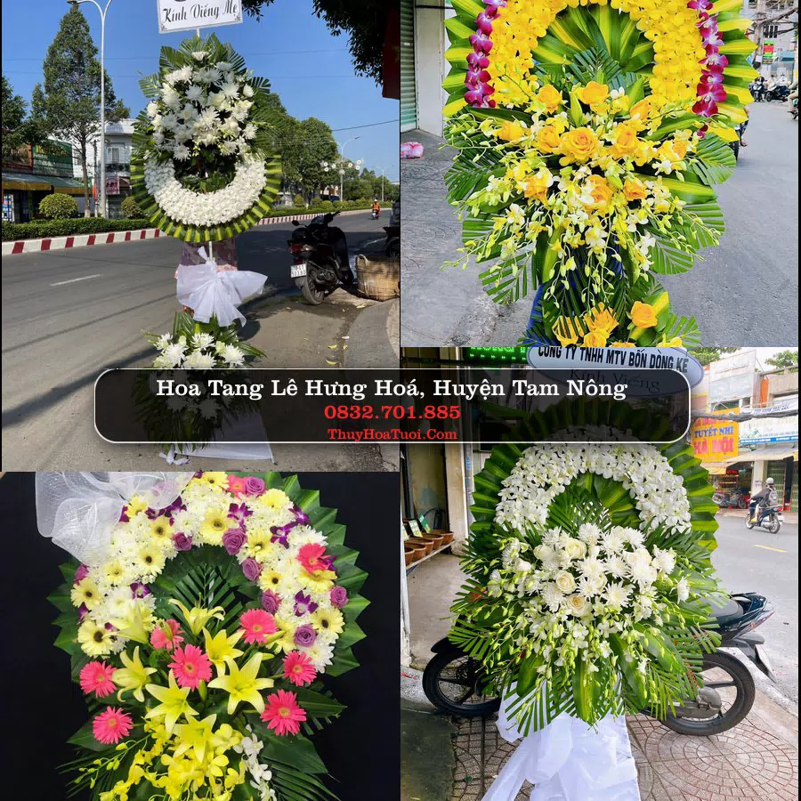 Vòng hoa chia buồn Hưng Hoá - ThuyHoaTuoi.Com