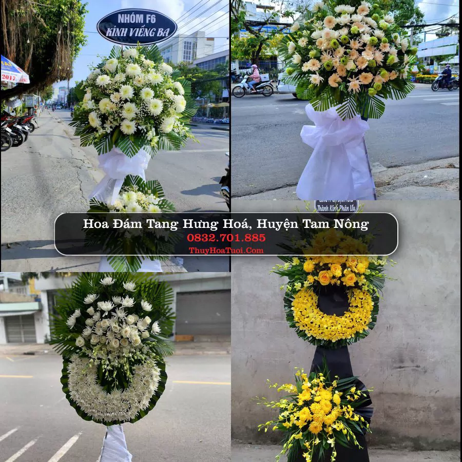 Kệ hoa tang lễ giao tại Hưng Hoá, Phú Thọ