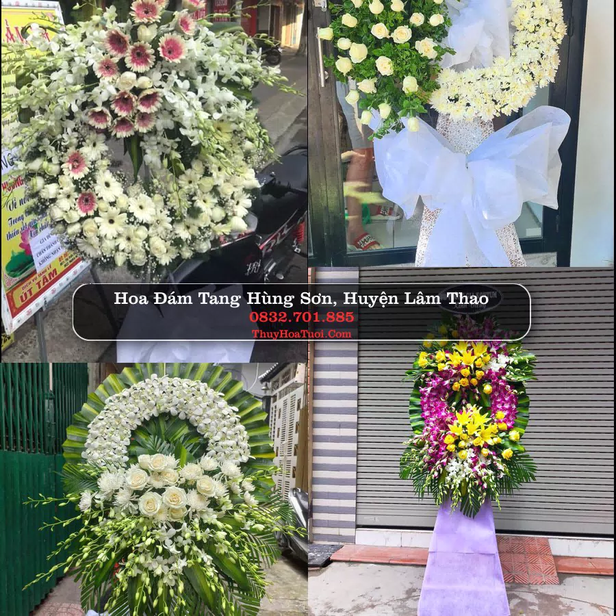 Kệ hoa tang lễ giao tại Hùng Sơn, Phú Thọ