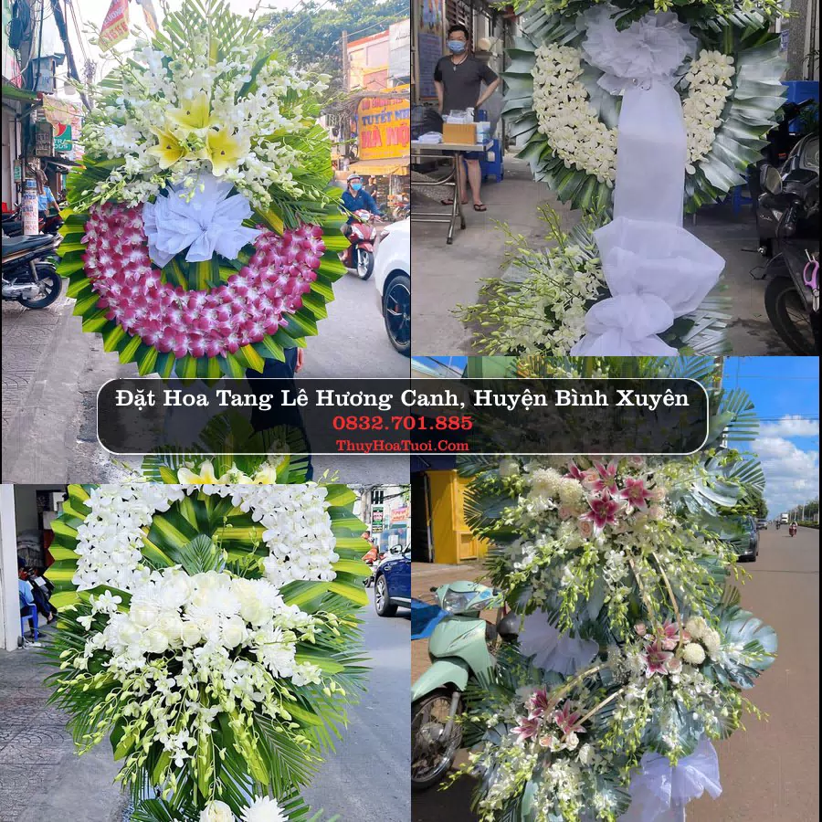 Đặt Vòng Hoa Tang Lễ tại Hương Canh, Bình Xuyên, Vĩnh Phúc (Cũ)