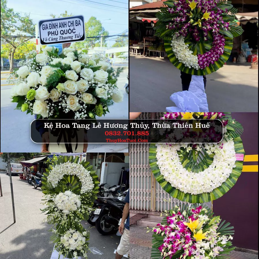 Kệ hoa tang lễ giao tại Hương Thủy, Thừa Thiên Huế