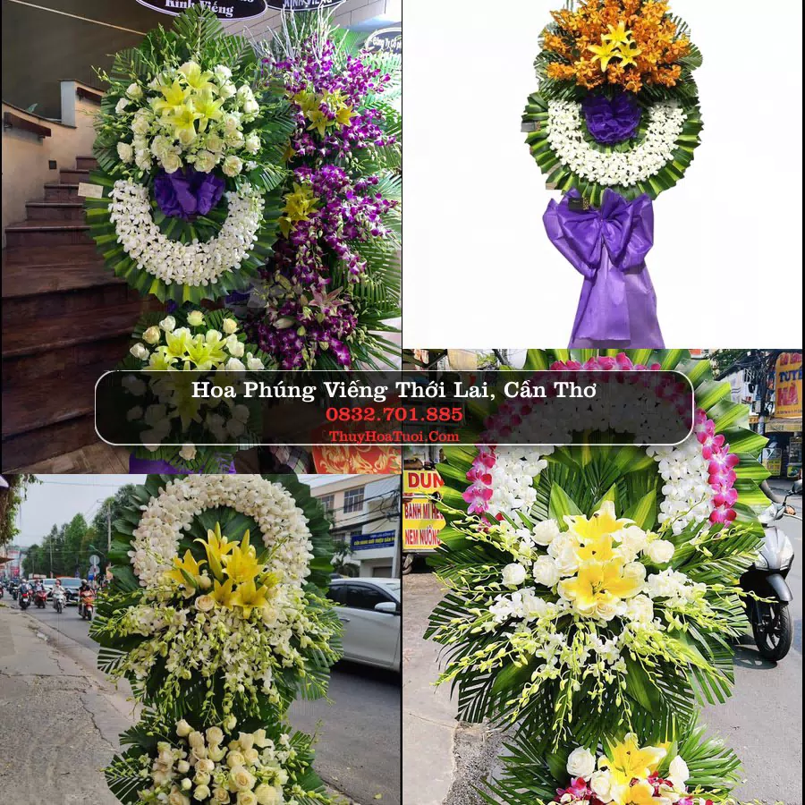 Kệ hoa tang lễ giao tại Thới Lai, Cần Thơ