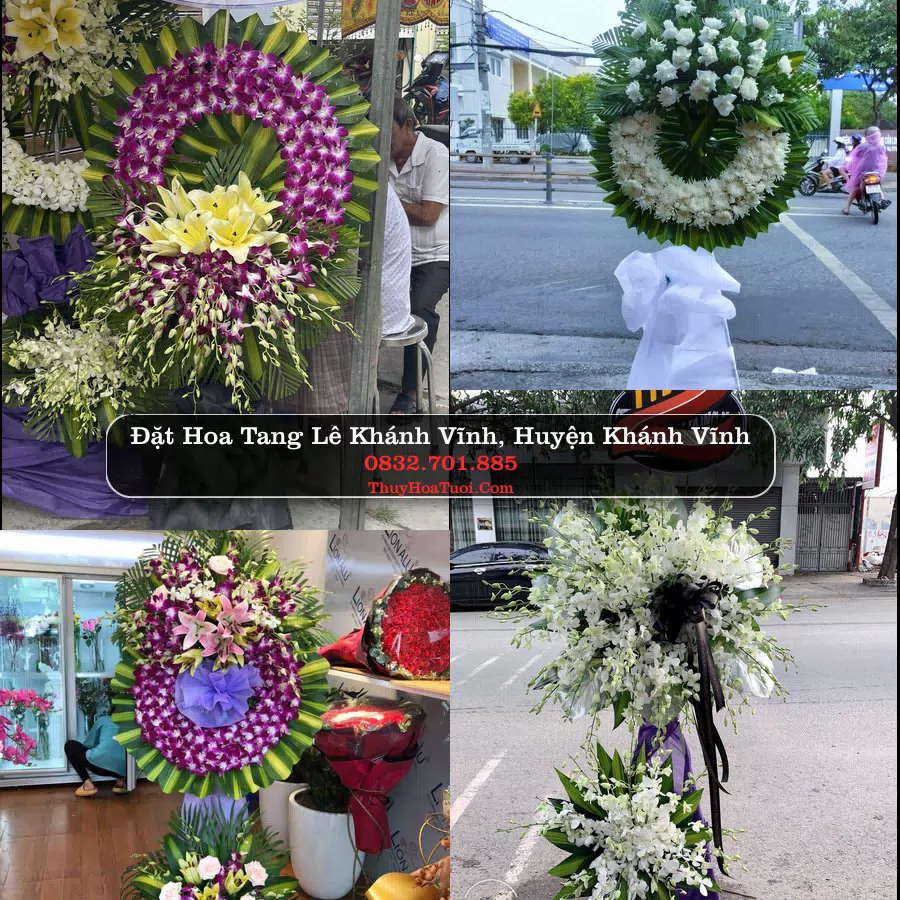 Kệ hoa tang lễ giao tại Khánh Vĩnh, Khánh Hòa