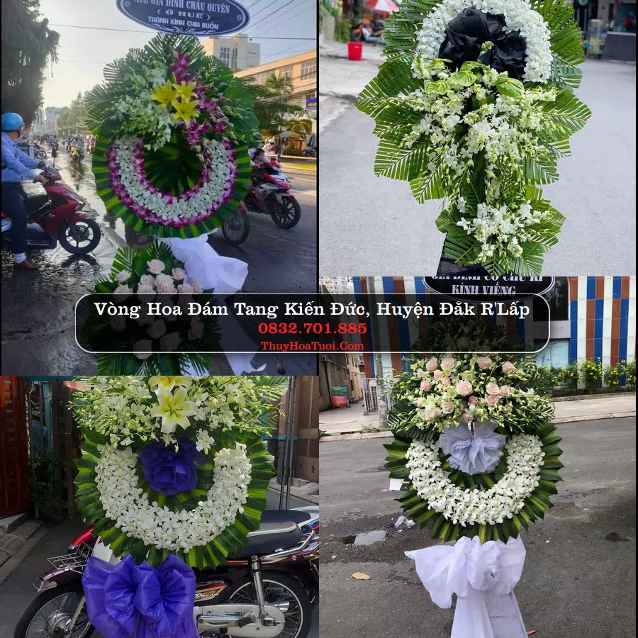 Kệ hoa tang lễ giao tại Kiến Đức, Đắk Nông