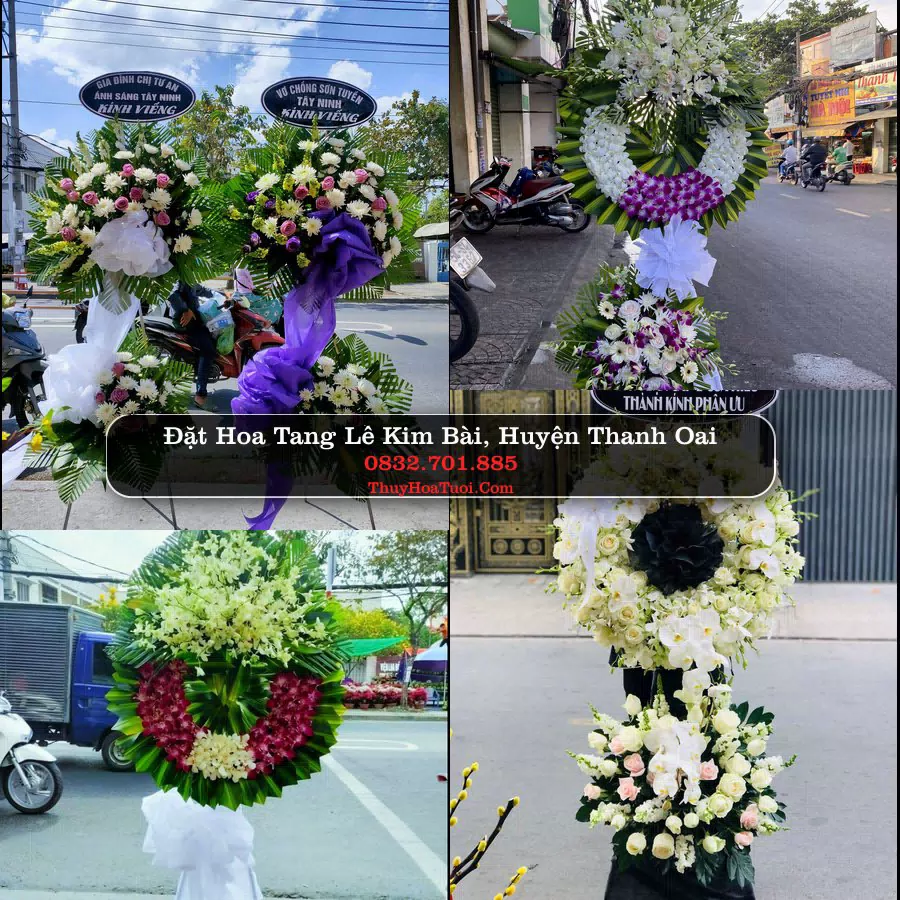 Kệ hoa tang lễ giao tại Kim Bài, Thanh Oai, Hà Nội