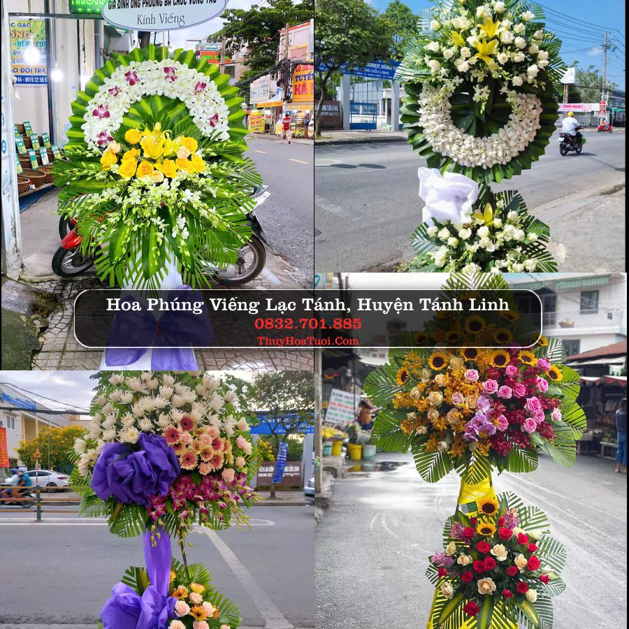 Vòng hoa chia buồn Lạc Tánh - ThuyHoaTuoi.Com
