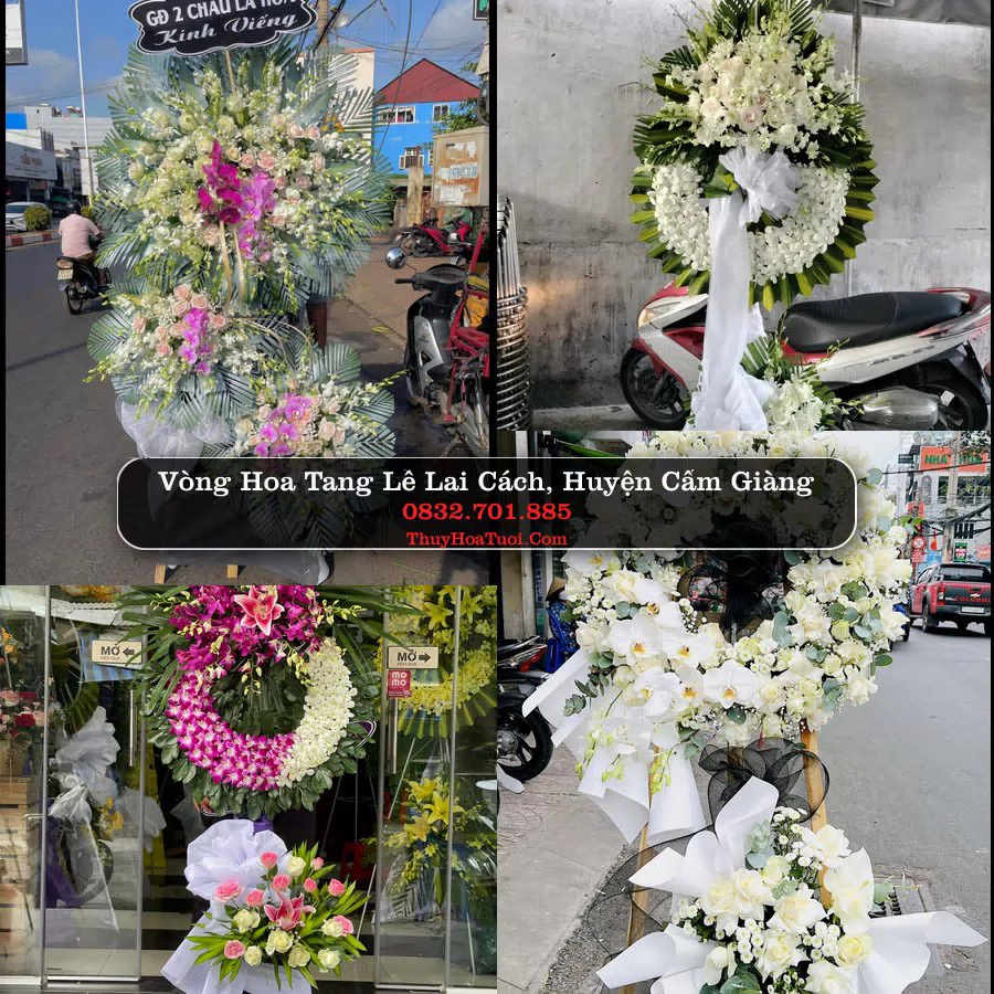 Đặt Hoa Đám Tang tại Lai Cách, Cẩm Giàng, Hải Dương (Cũ)