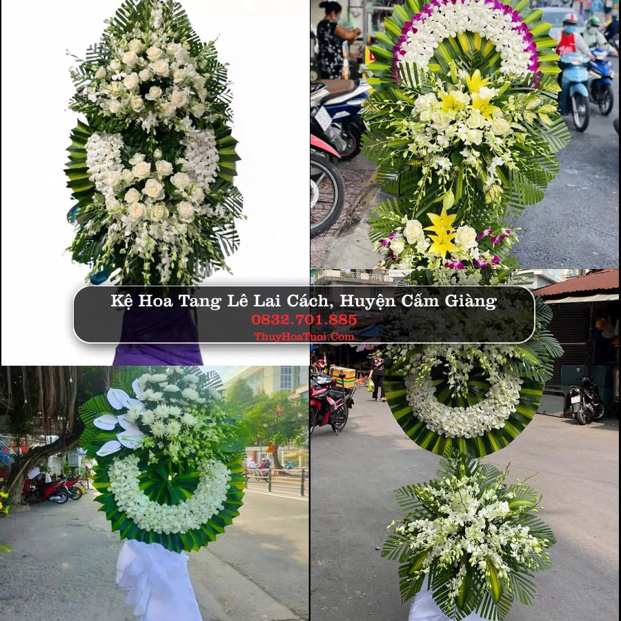Kệ hoa tang lễ giao tại Lai Cách, Hải Dương