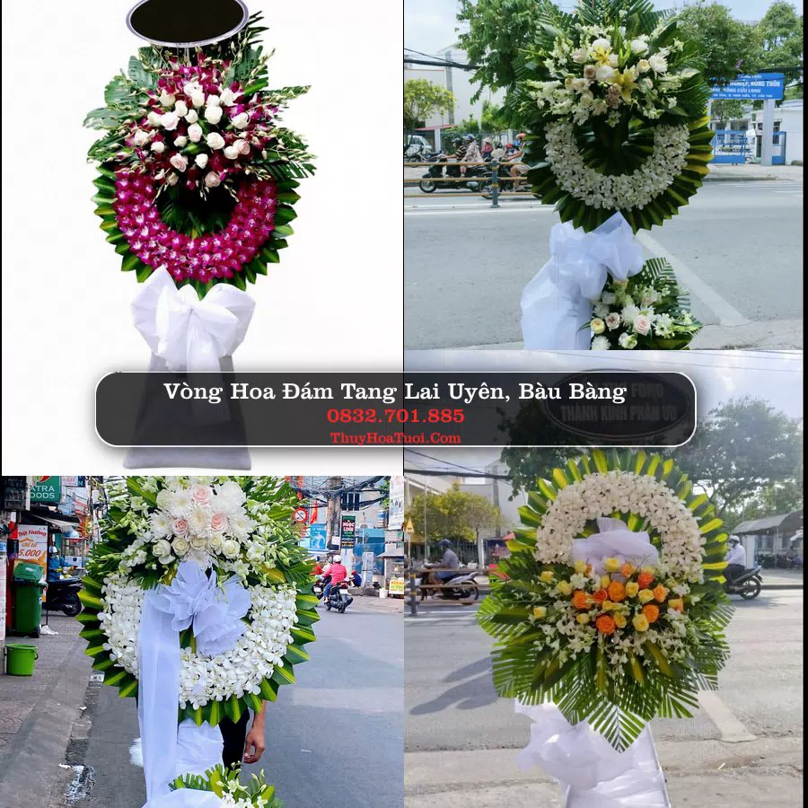 Kệ hoa tang lễ giao tại Lai Uyên, Bình Dương