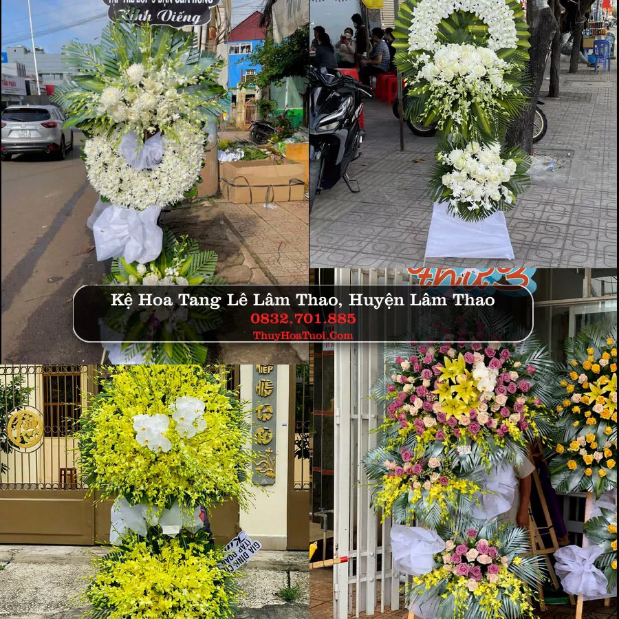 Vòng hoa chia buồn Lâm Thao - ThuyHoaTuoi.Com