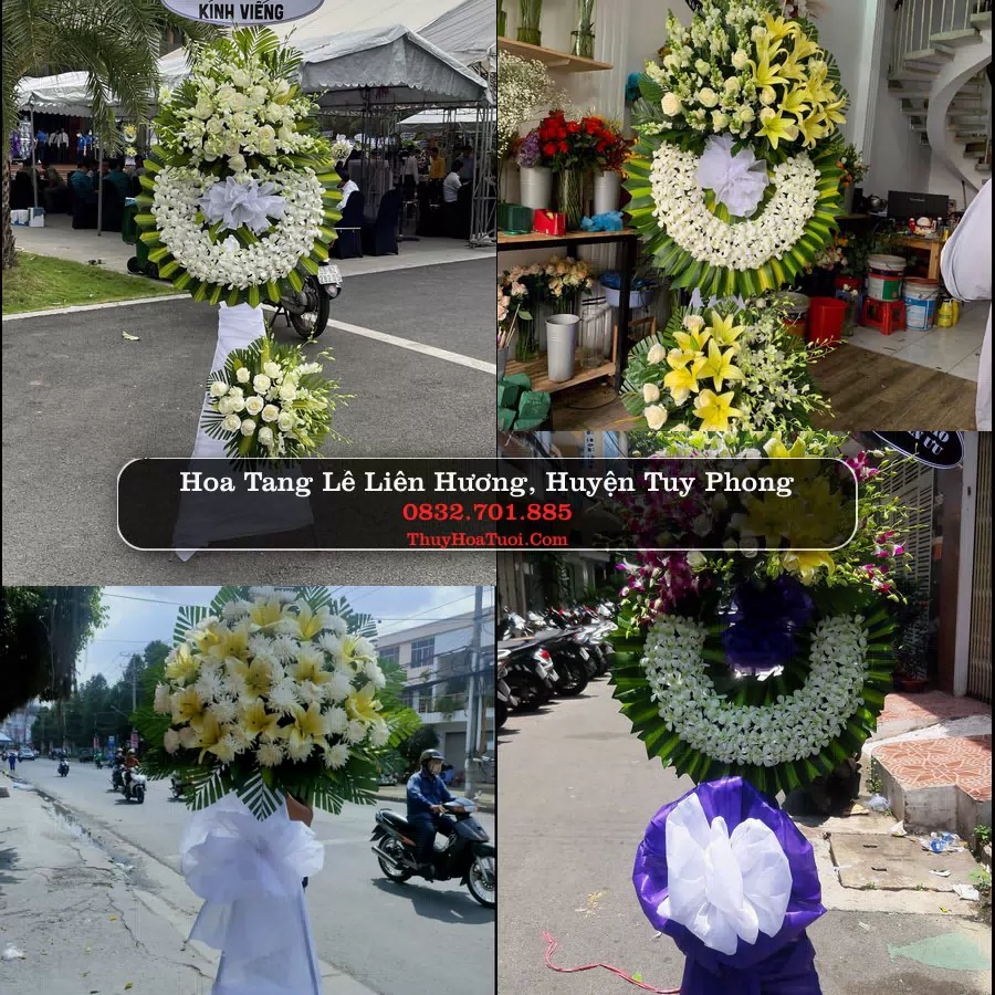 Đặt Vòng Hoa Chia Buồn tại Liên Hương, Tuy Phong, Bình Thuận (Cũ)