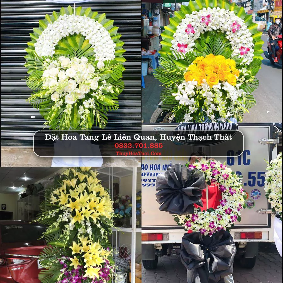 Đặt Hoa Chia Buồn tại Liên Quan, Thạch Thất, Hà Nội (Cũ)