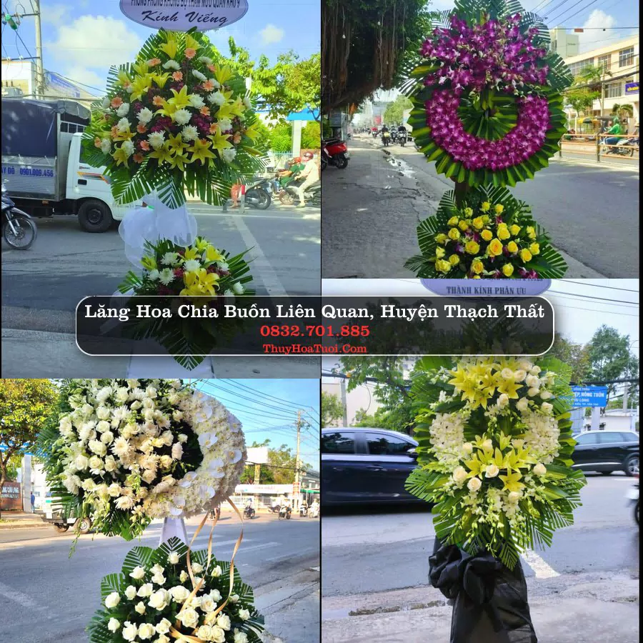 Vòng hoa chia buồn Liên Quan - ThuyHoaTuoi.Com