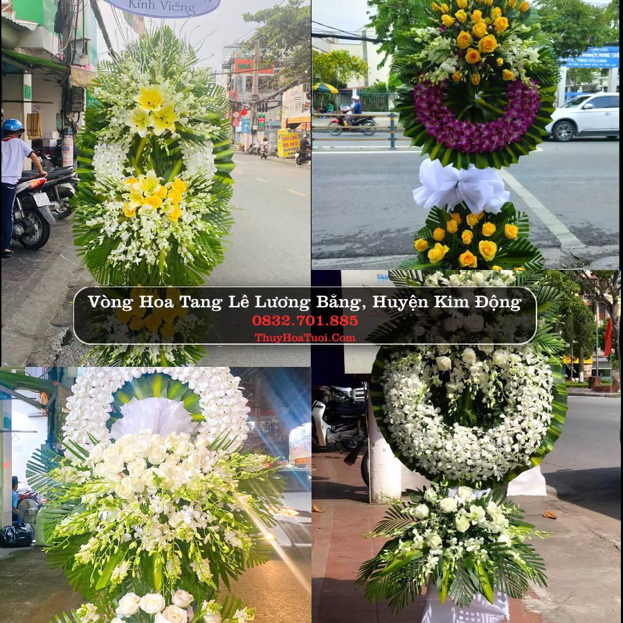 Vòng hoa chia buồn Lương Bằng, Kim Động - ThuyHoaTuoi.Com
