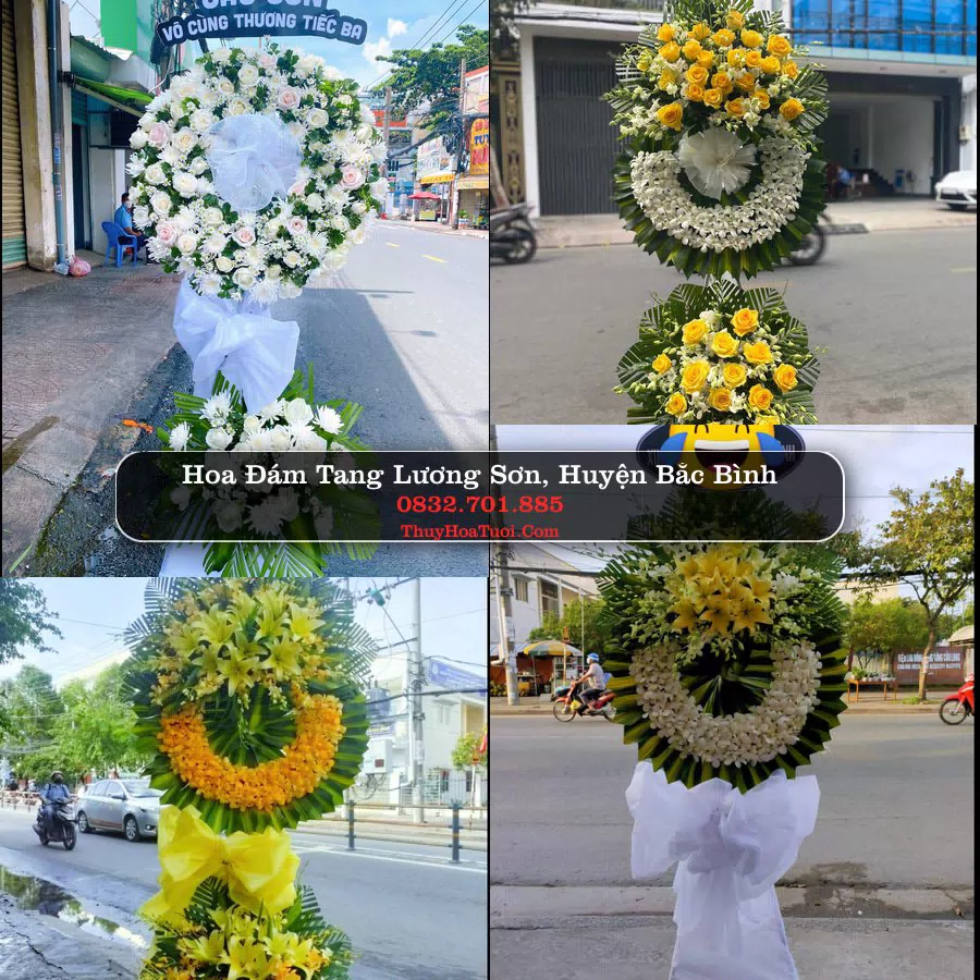 Kệ hoa tang lễ giao tại Lương Sơn, Bình Thuận