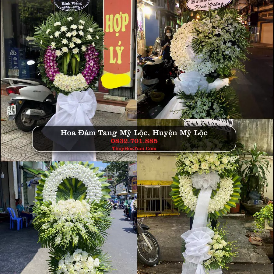 Vòng hoa chia buồn Mỹ Lộc, Nam Định - ThuyHoaTuoi.Com