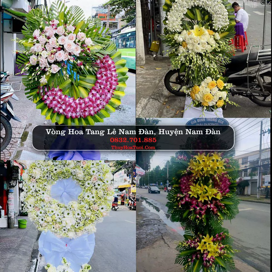 Kệ hoa tang lễ giao tại Nam Đàn, Nghệ An