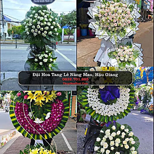 Đặt Vòng Hoa Tang Lễ tại Nàng Mau, Hậu Giang (Cũ)
