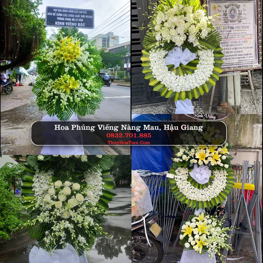 Kệ hoa tang lễ giao tại Nàng Mau, Hậu Giang