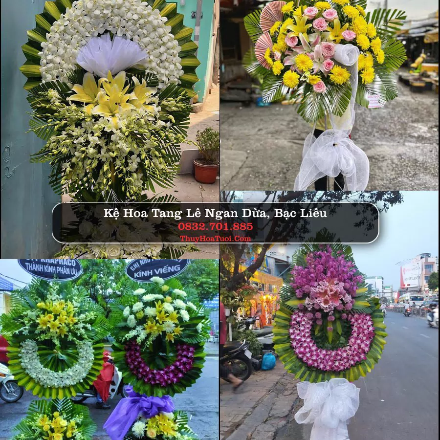 Đặt Vòng Hoa Tang Lễ tại Ngan Dừa, Bạc Liêu (Cũ)