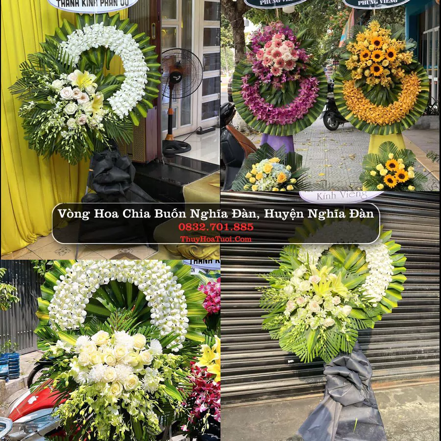 Kệ hoa tang lễ giao tại Nghĩa Đàn, Nghệ An