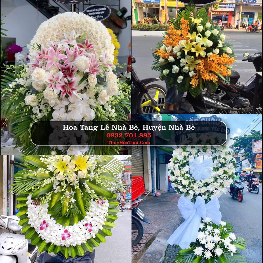 Vòng hoa chia buồn Nhà Bè - ThuyHoaTuoi.Com