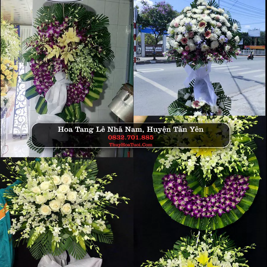 Đặt Vòng Hoa Tang Lễ tại Nhã Nam, Tân Yên, Bắc Giang (Cũ)