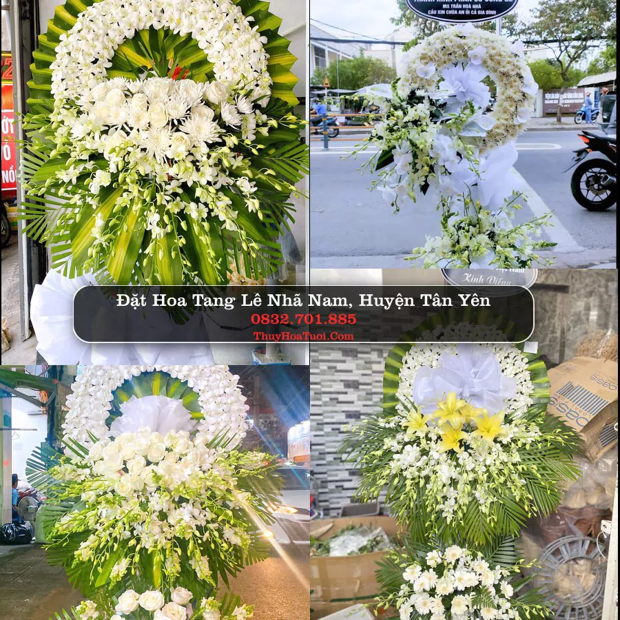 Kệ hoa tang lễ giao tại Nhã Nam, Tân Yên