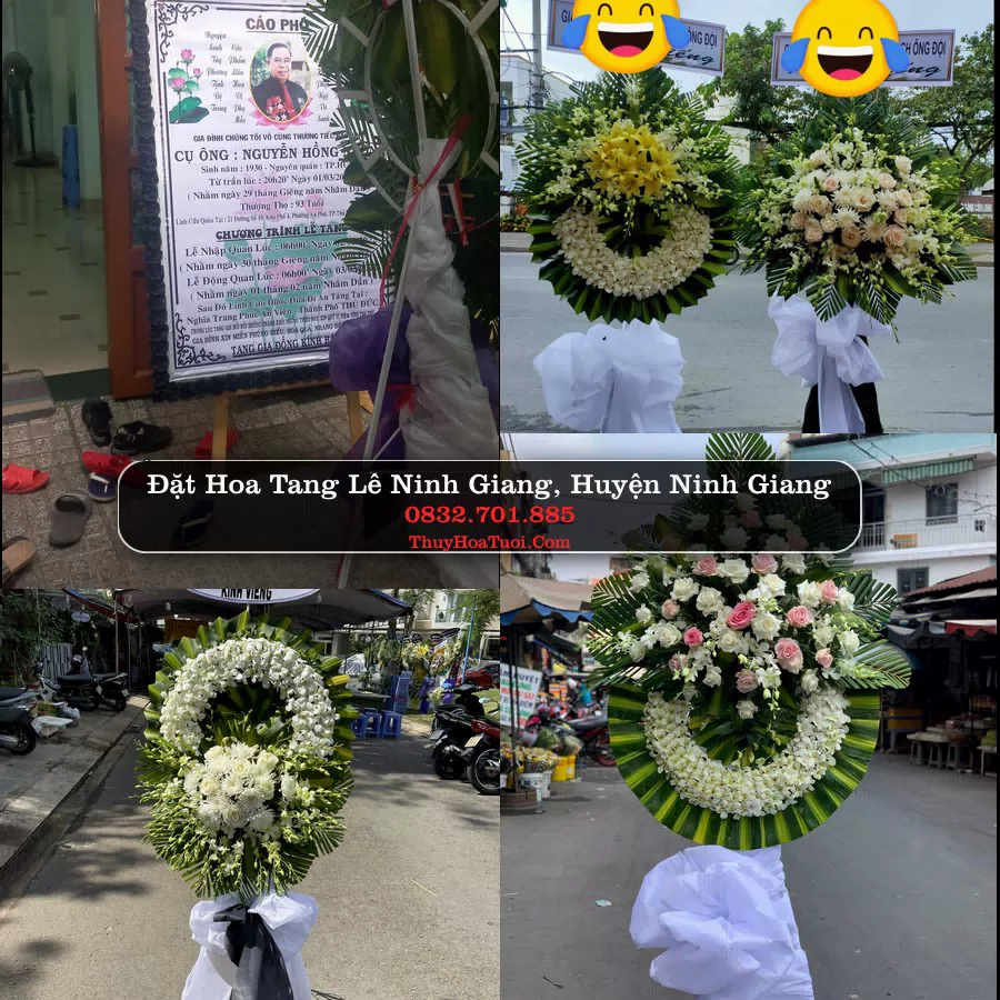 Đặt Vòng Hoa Chia Buồn tại Ninh Giang, Ninh Giang, Hải Dương (Cũ)