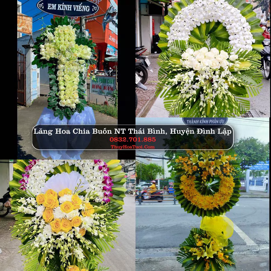 Kệ hoa tang lễ giao tại NT Thái Bình, Đình Lập, Lạng Sơn