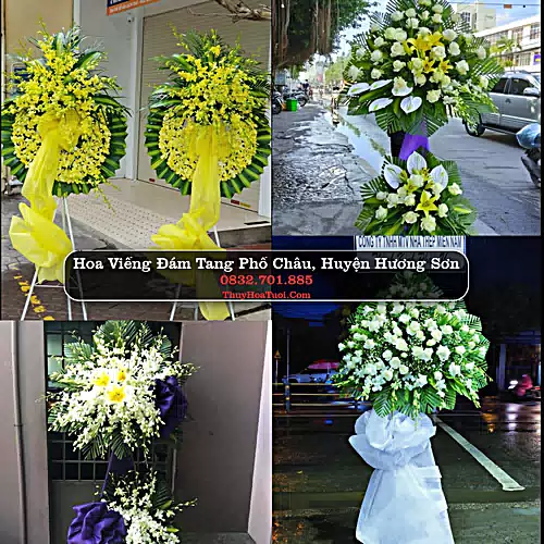 Đặt Vòng Hoa Chia Buồn tại Phố Châu, Hương Sơn, Hà Tĩnh (Cũ)