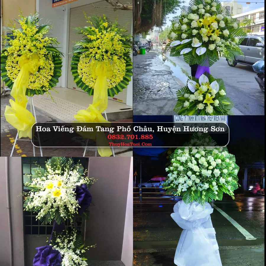 Đặt Vòng Hoa Chia Buồn tại Phố Châu, Hương Sơn, Hà Tĩnh (Cũ)