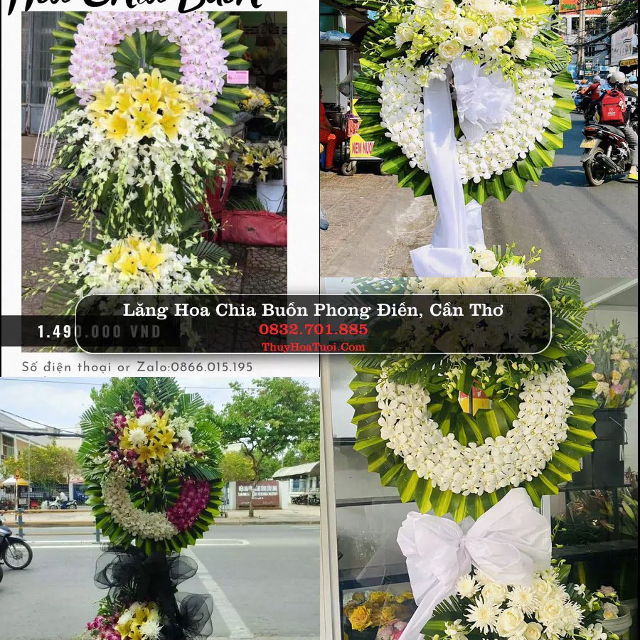 Vòng hoa chia buồn Phong Điền - ThuyHoaTuoi.Com