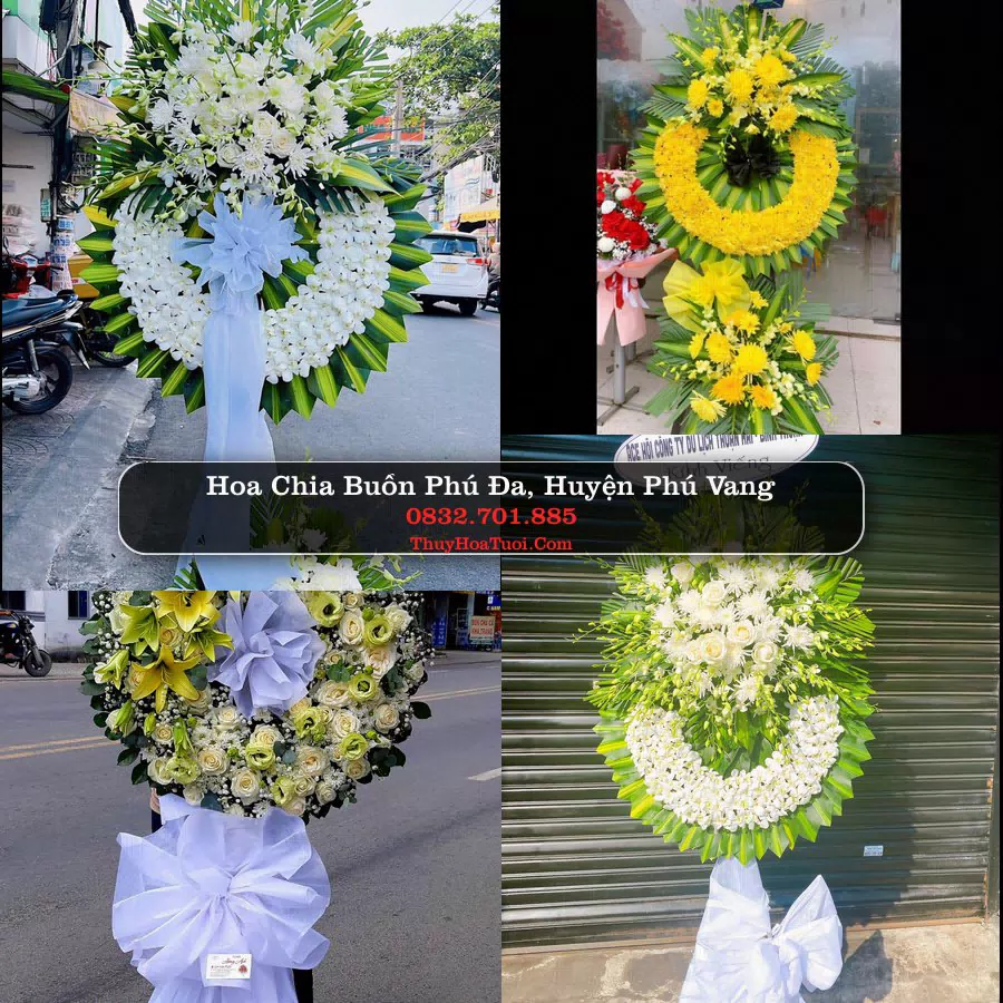 Đặt Hoa Chia Buồn tại Phú Đa, Thừa Thiên Huế (Cũ)
