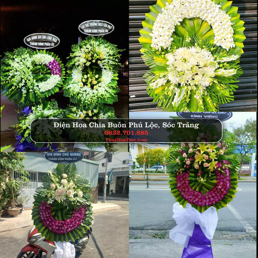 Đặt Vòng Hoa Tang Lễ tại Phú Lộc, Sóc Trăng (Cũ)