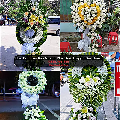 Đặt Vòng Hoa Tang Lễ tại Phú Thái, Kim Thành, Hải Dương (Cũ)