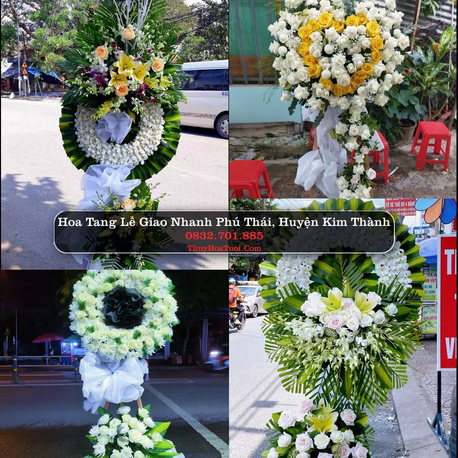Đặt Vòng Hoa Tang Lễ tại Phú Thái, Kim Thành, Hải Dương (Cũ)