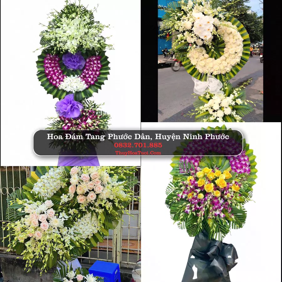 Kệ hoa tang lễ giao tại Phước Dân, Ninh Thuận