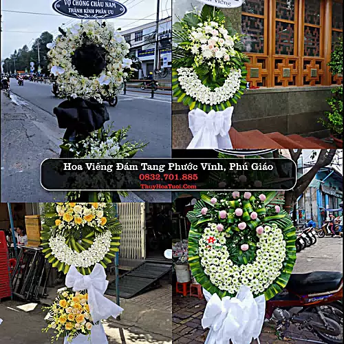 Đặt Vòng Hoa Chia Buồn tại Phước Vĩnh, Phú Giáo, Bình Dương (Cũ)