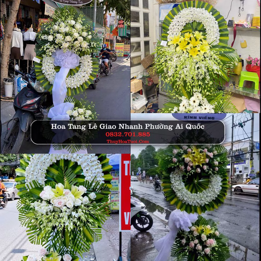 Đặt Vòng Hoa Tang Lễ tại Phường Ái Quốc, Hải Phòng