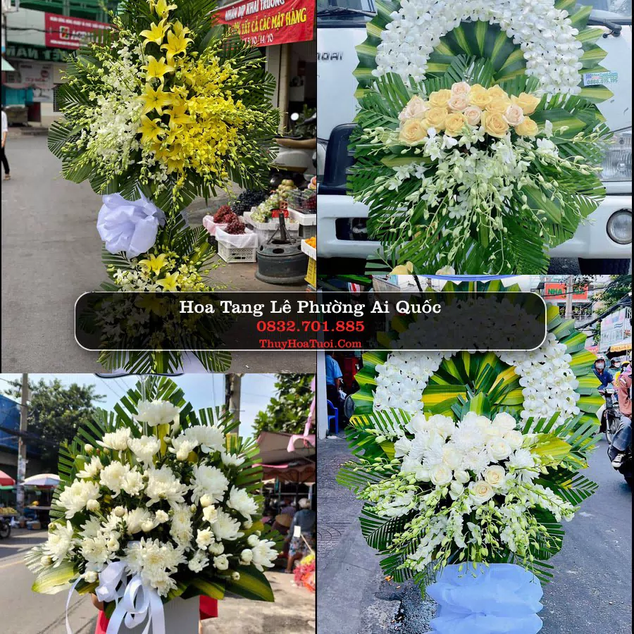 Kệ hoa tang lễ giao tại Phường Ái Quốc, Hải Phòng