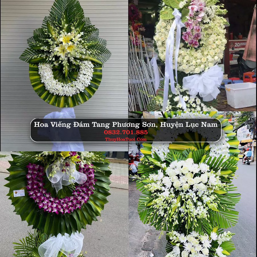 Đặt Hoa Đám Tang tại Phương Sơn, Lục Nam, Bắc Giang (Cũ)