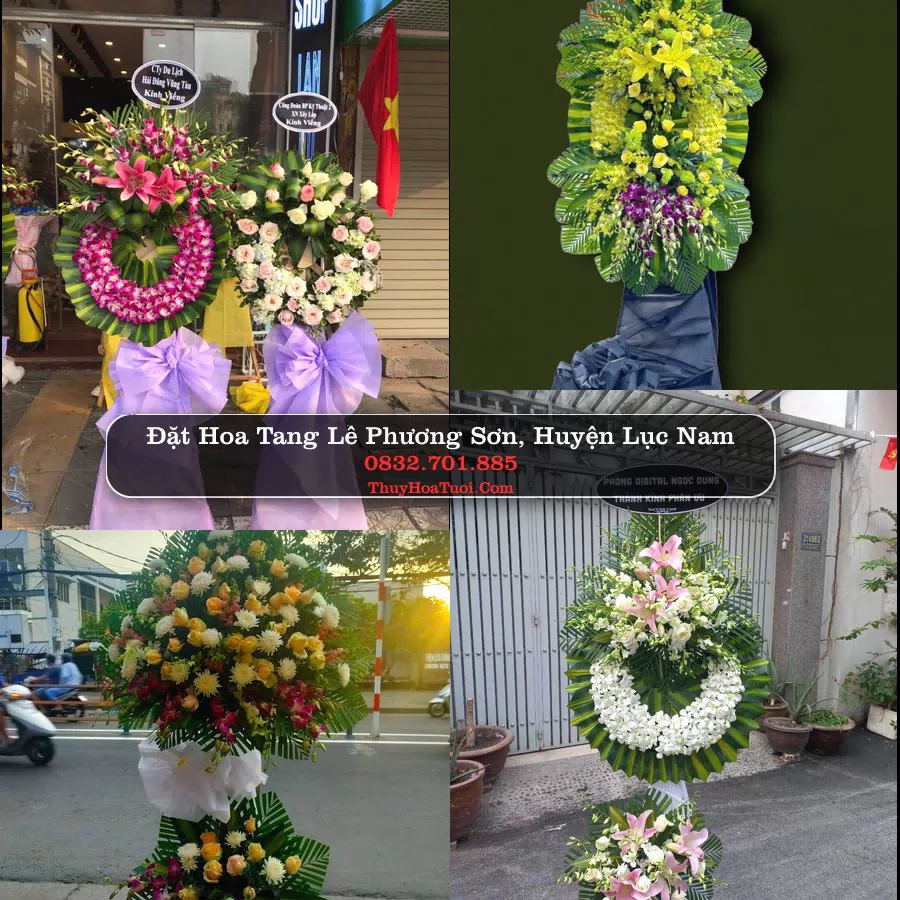 Kệ hoa tang lễ giao tại Phương Sơn, Lục Nam