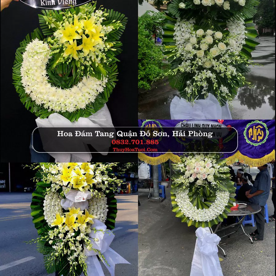 Vòng hoa chia buồn Quận Đồ Sơn - ThuyHoaTuoi.Com