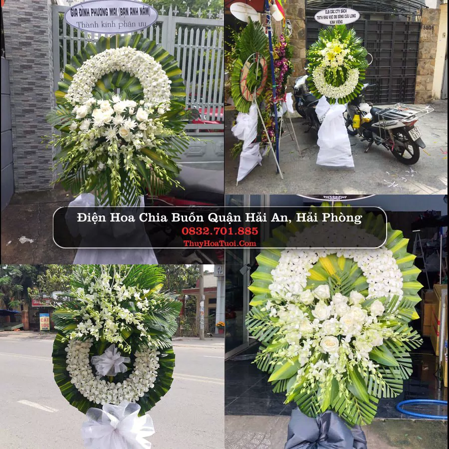 Vòng Hoa Tang Lễ tại Quận Hải An, Hải Phòng (Cũ)