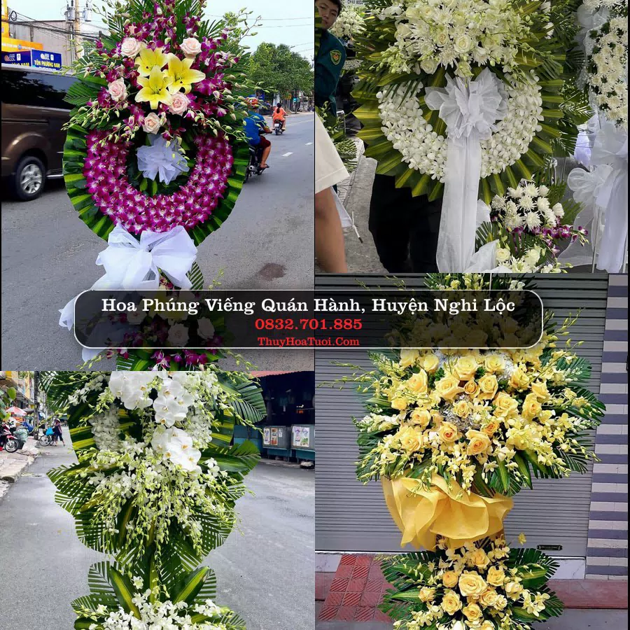 Đặt Hoa Đám Tang tại Quán Hành, Nghi Lộc, Nghệ An (Cũ)
