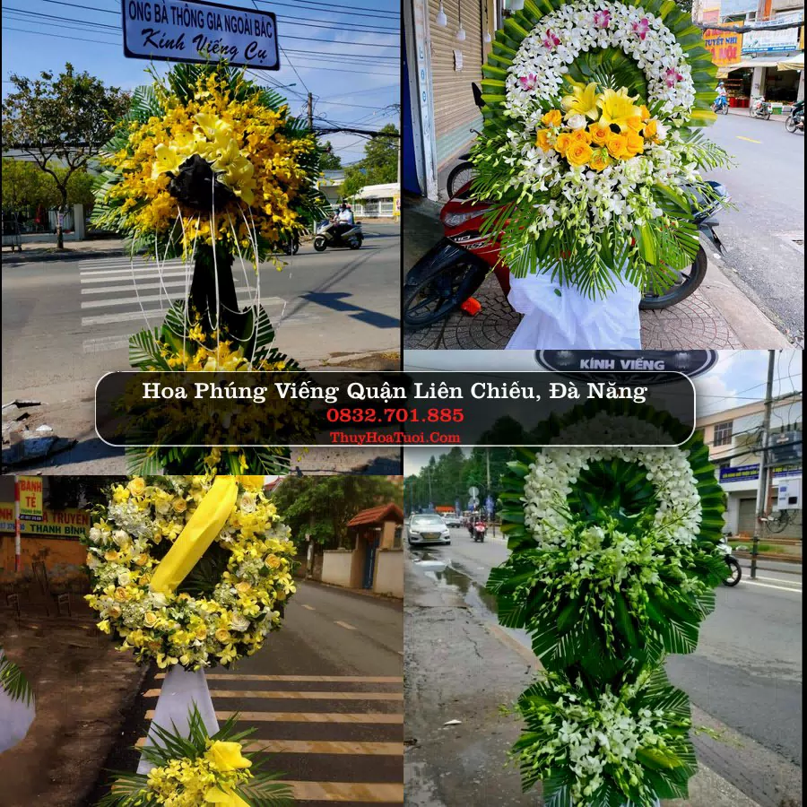 Vòng Hoa Tang Lễ tại Quận Liên Chiểu, Đà Nẵng (Cũ)