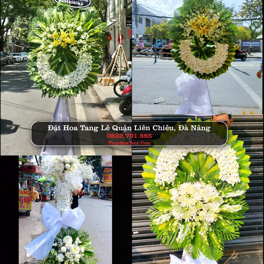 Kệ hoa tang lễ giao tại Quận Liên Chiểu, Đà Nẵng